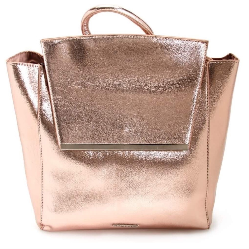 Rampage Bar Packpack in Rosegold